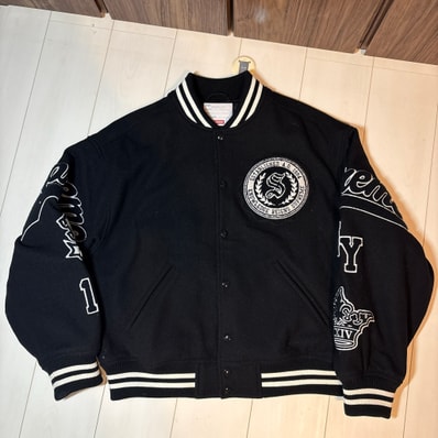 Supreme Veritas Varsity Jacket "Black"