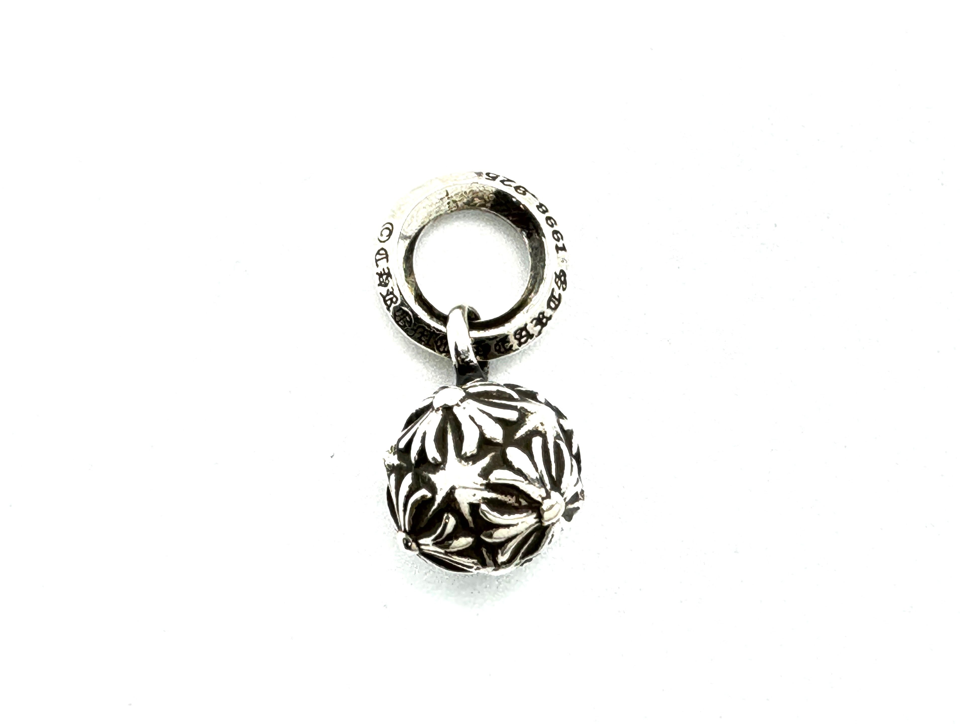 Chrome Hearts Pyramid Plus Ball Charm "Silver"