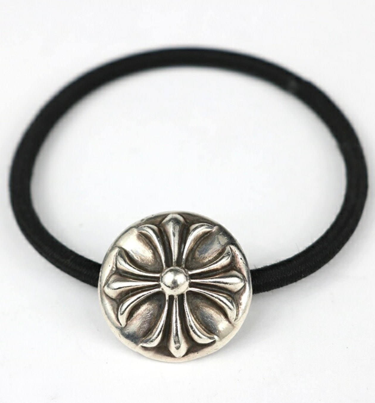 Chrome Hearts Cross Ball Hair Band "Black"