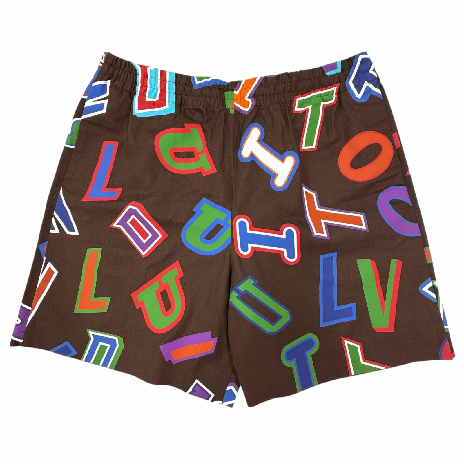 未使用品 ルイヴィトン NBA ショートパンツ ブラウン メンズ
