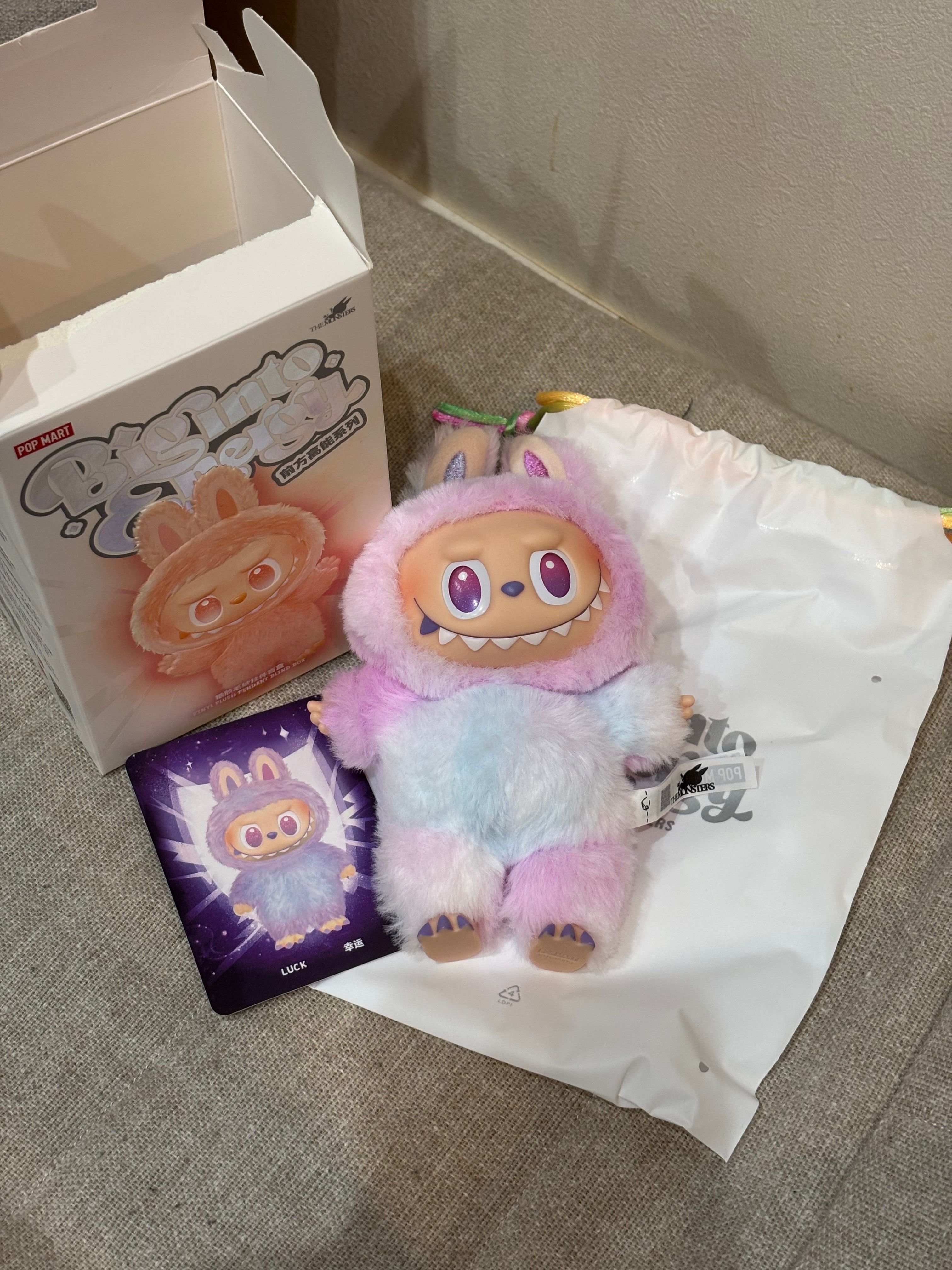 POP MART THE MONSTERS (LABUBU) Big into Energy Series Plush Pendant LUCK