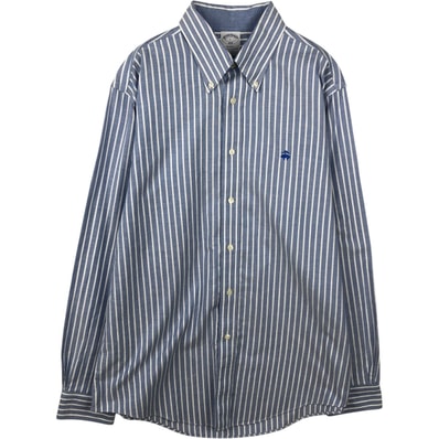 古着 ブルックスブラザーズ Brooks Brothers Est.1818 REGENT 長袖 ボタンダウンストライプシャツ メンズL相当/eaa642896