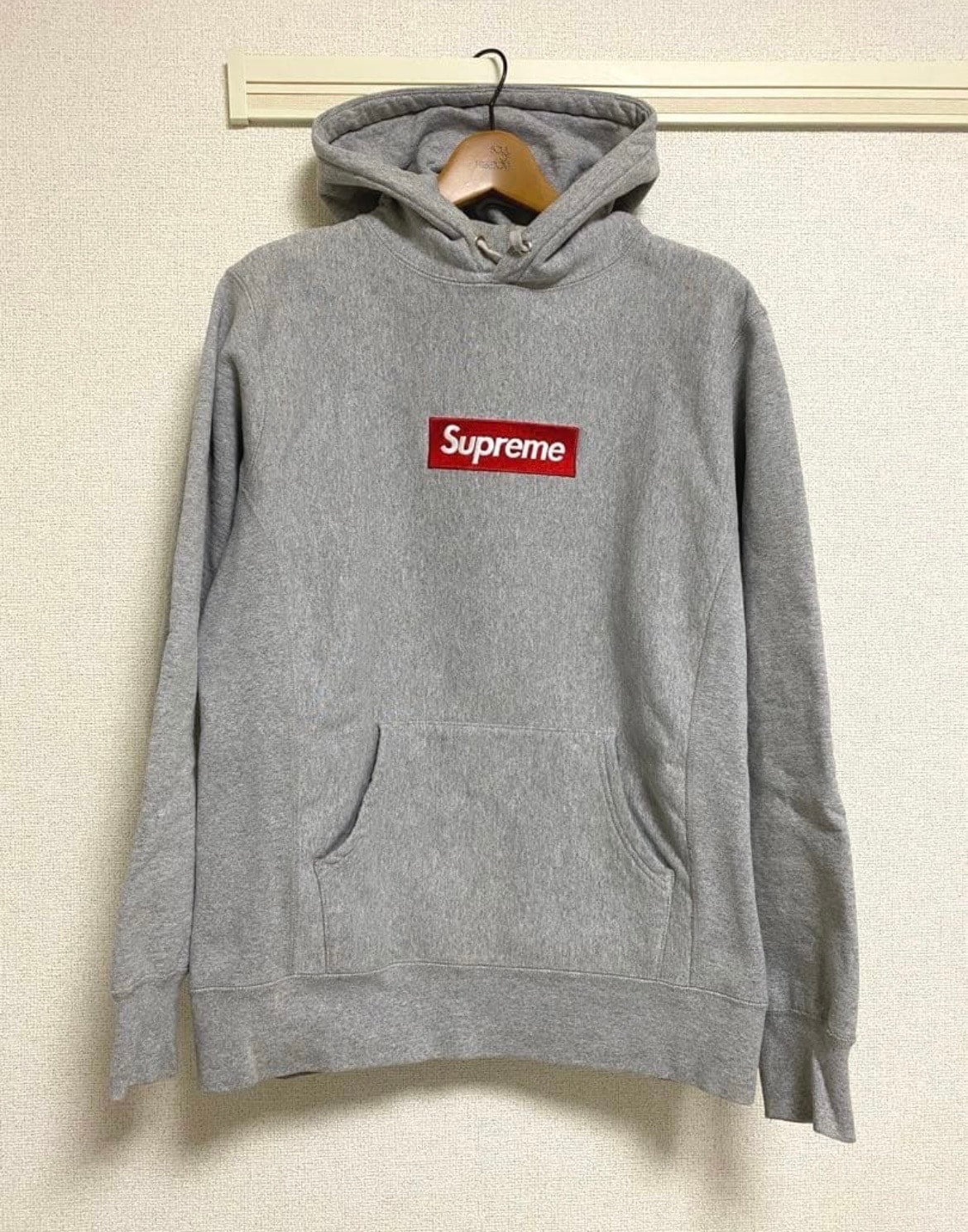 Supreme Box Logo Hooded Sweatshirt "Heather Grey" (12FW) 