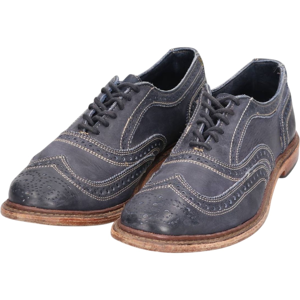 古着 アレンエドモンズ ALLEN EDMONDS Neumok ウイングチップシューズ USA製 メンズ27.5cm相当/saa013957