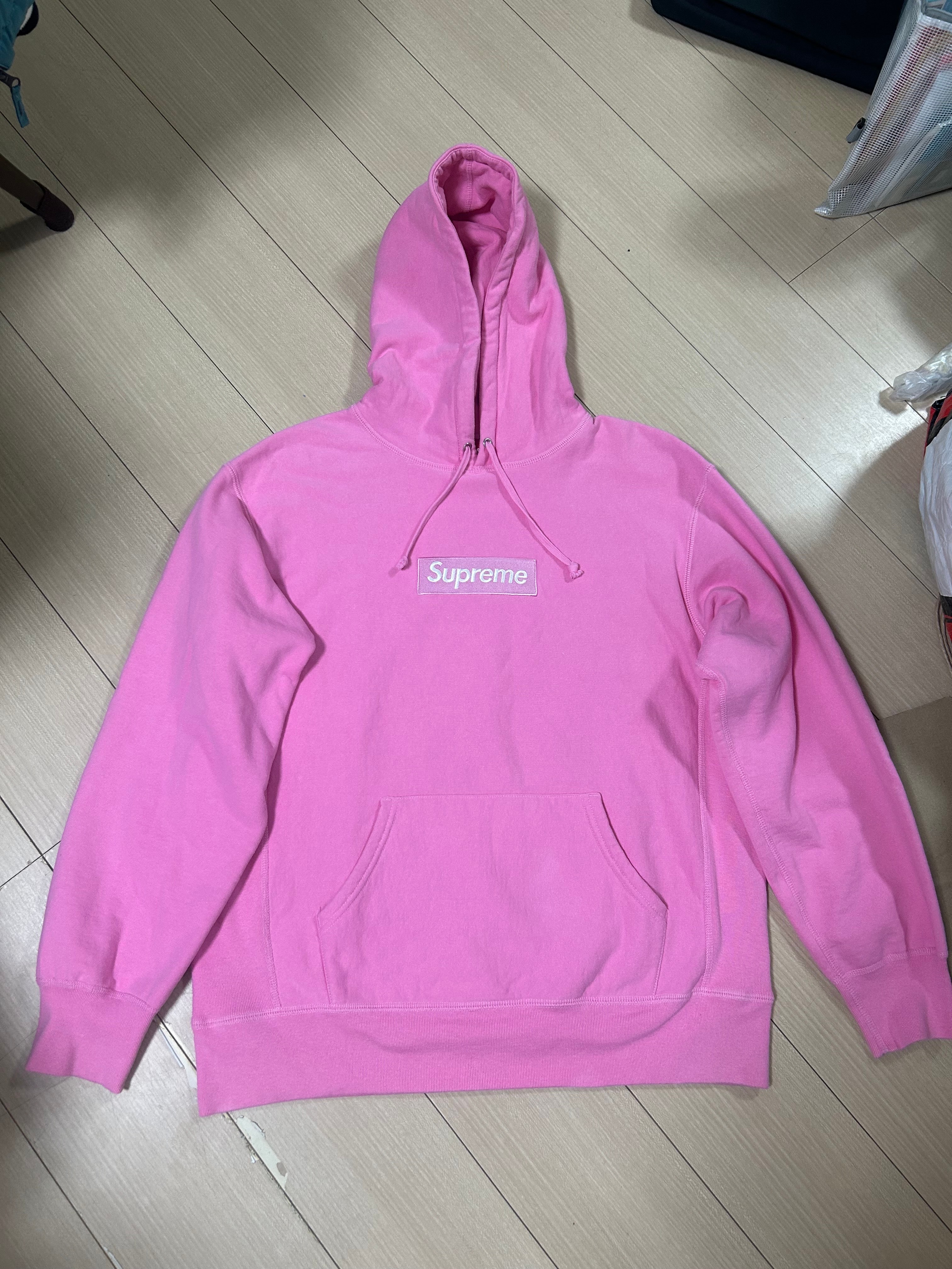Supreme Box Logo Hooded Sweatshirt "Pink" (21FW)