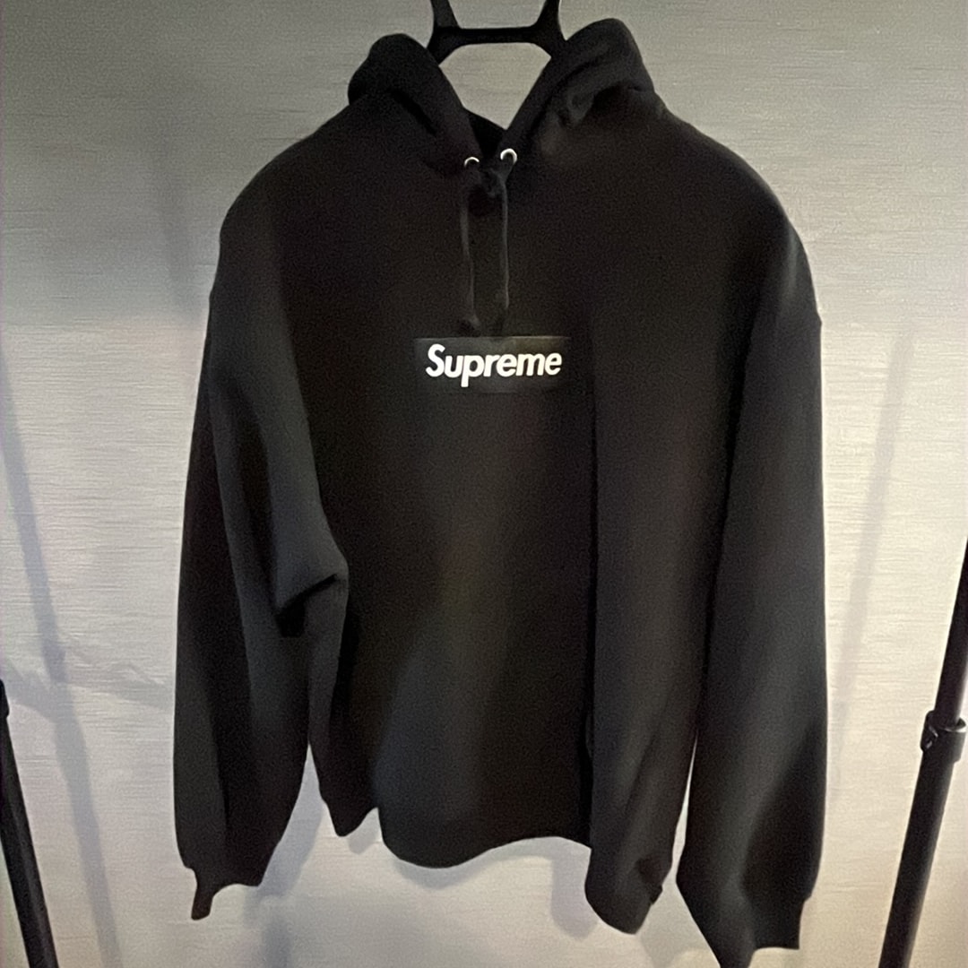 Supreme Box Logo Hooded Sweatshirt "Black" (23FW)