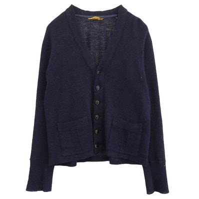 TENDERLOIN テンダーロイン カーディガン T-MOHAIR CARDIGAN ウール モヘア カーディガン ネイビー系【中古】