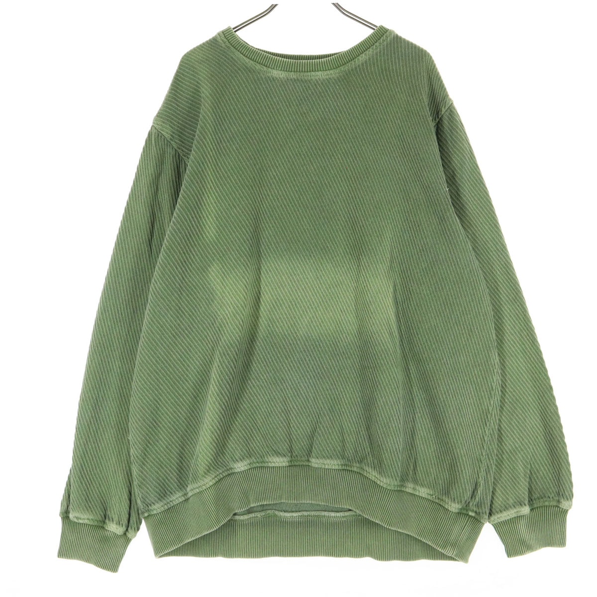 ZARA ザラ 長袖 コットン ニット L ライトカーキ