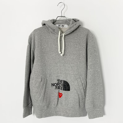PLAY COMME des GARCONS THE NORTH FACE PullOver Hodie "Grey"