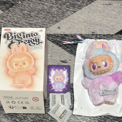 POP MART THE MONSTERS (LABUBU) Big into Energy Series Plush Pendant LUCK