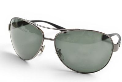 レイバン 美品 サングラス Ray-Ban RB3386 004/71 ティアドロップ ガンメタル グリーンレンズ UVカット メンズ/レディース【中古】