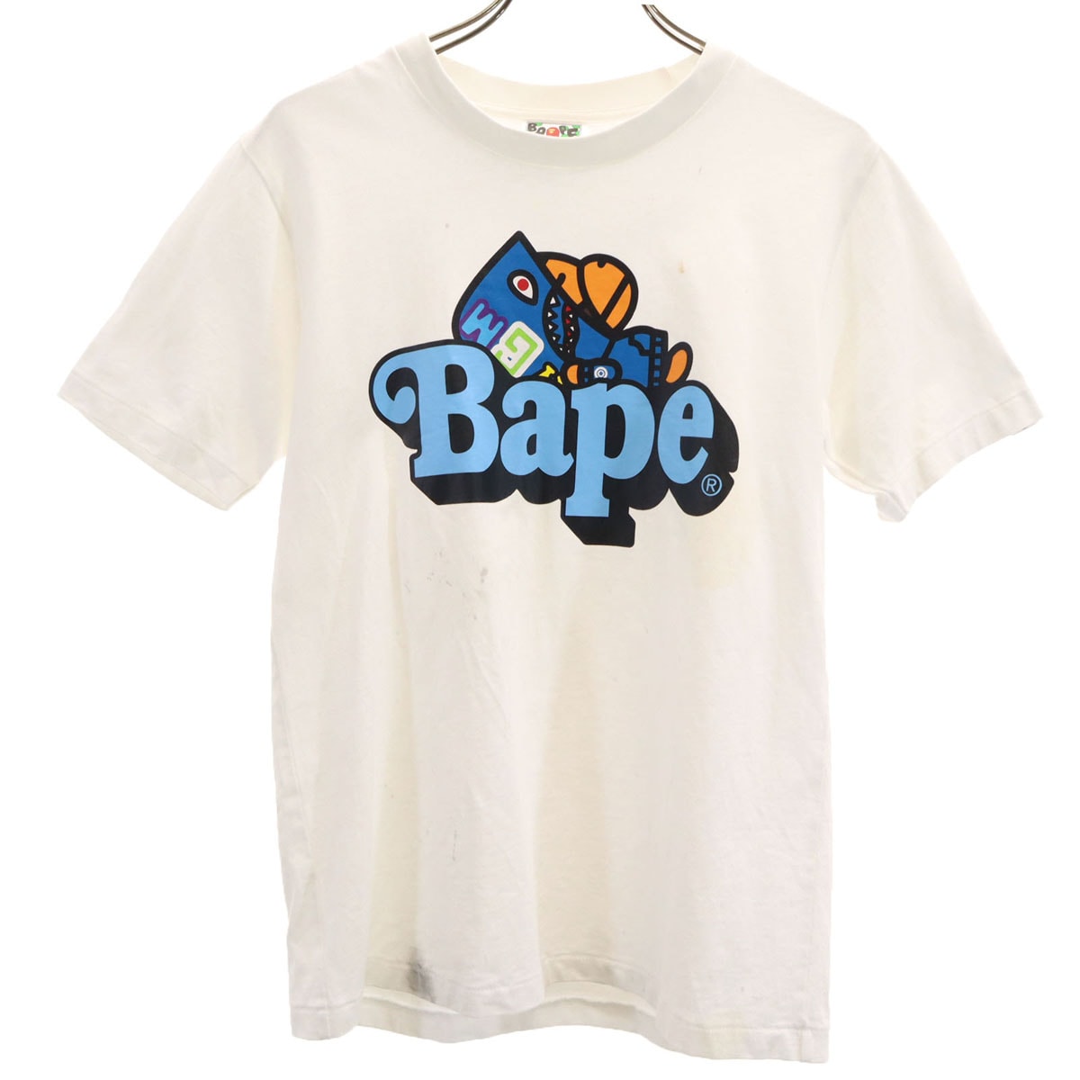 A BATHING APE アベイシングエイプ 半袖 Tシャツ XS ホワイト