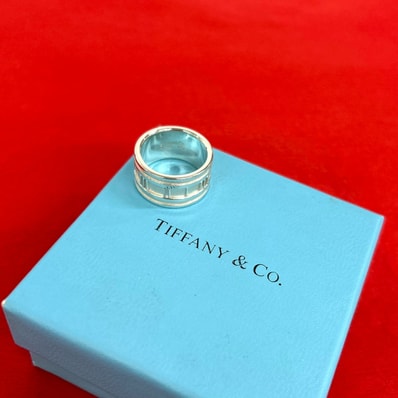 TIFFANY&Co. ティファニー ワイド アトラス リング シルバー925 リング・指輪 17号 シルバー
89266