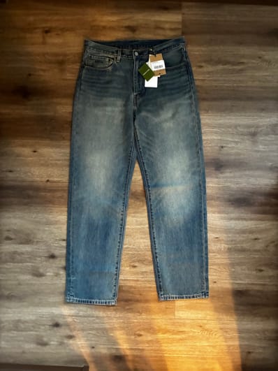 LEVI'S x Barbour 568 Loose Fit Jean "Washed Indigo"