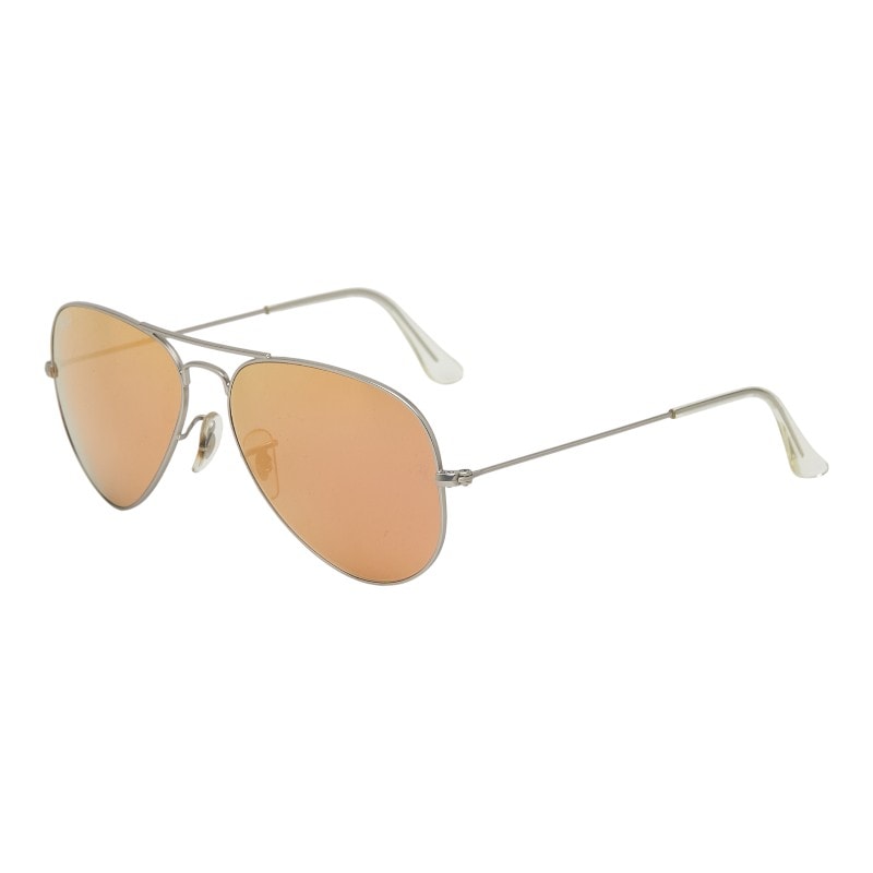 レイバン アビエーター サングラス ティアドロップ RB3025 シルバー メタル メンズ Ray-Ban 中古
