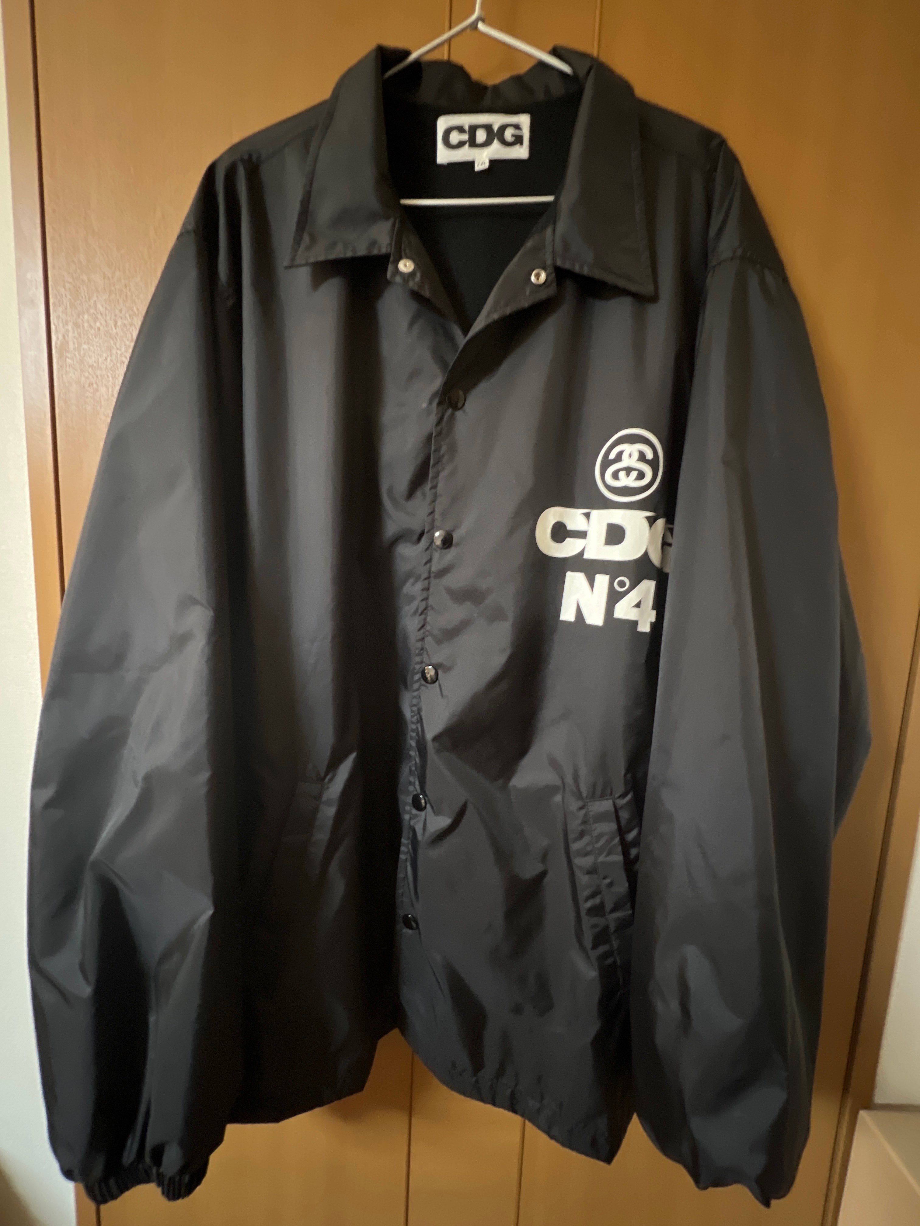 Stussy COMME des GARÇONS COACH JACKET "Black"