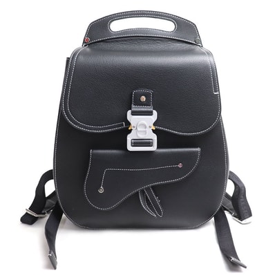 Dior ディオール ギャロップ サドル リュック・デイパック ブラック 1ADBA011YKK.H00N メンズ【中古】【美品】