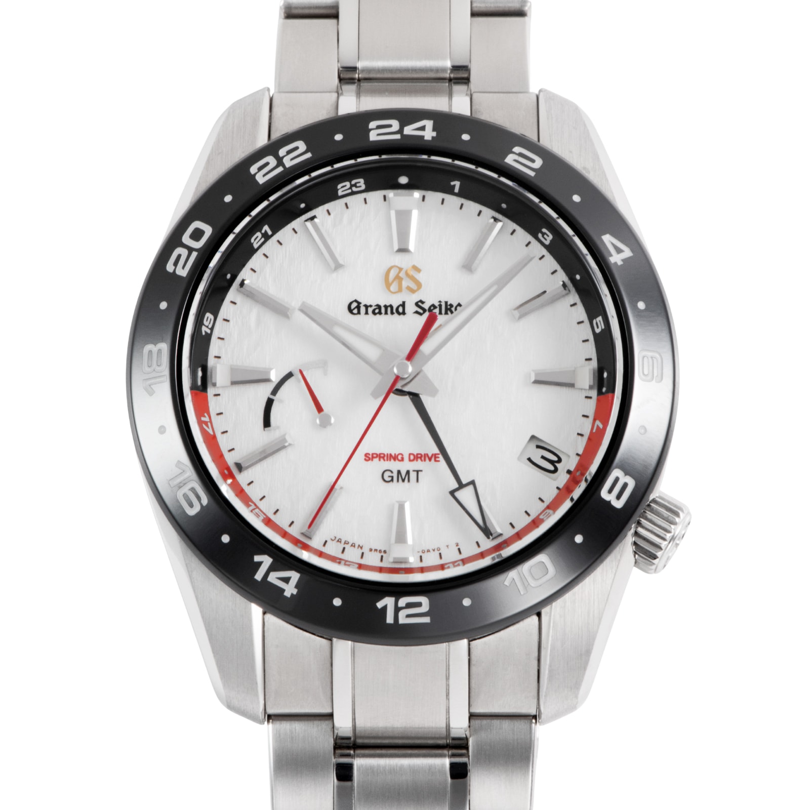 SEIKO セイコー グランドセイコー スポーツコレクション AJHH創立20周年記念限定モデル SBGE311 保証書2025年 限定500本 雪白ダイヤル ステンレススチール【中古】