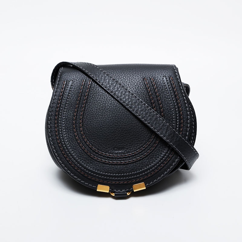 クロエ Chloe ミニ マーシー レザー ショルダーバッグ【中古】