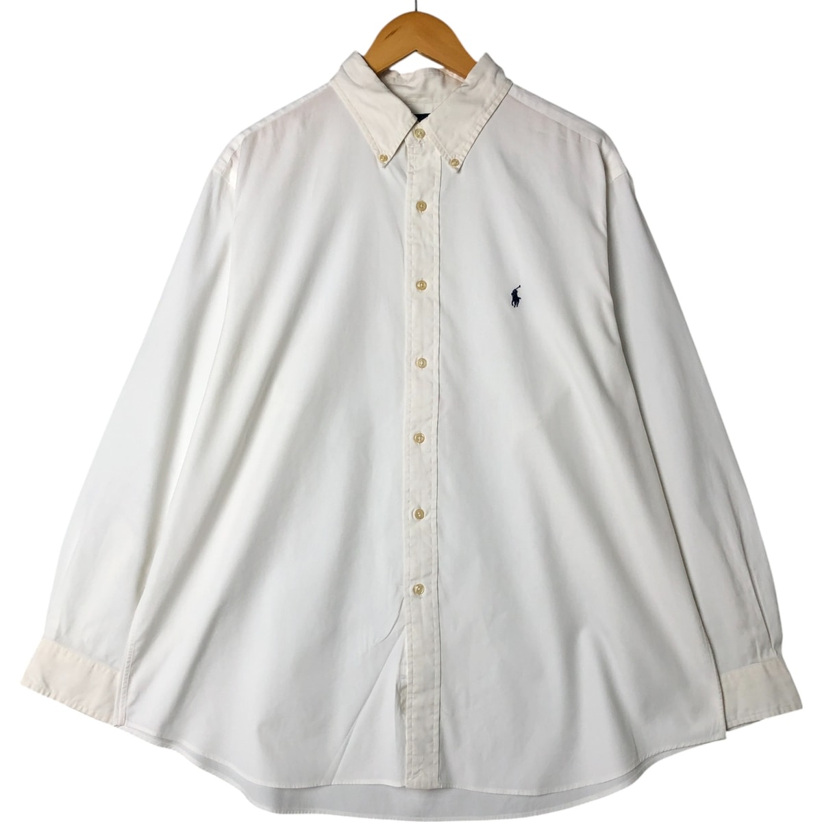 古着 ラルフローレン Ralph Lauren CLASSIC FIT クラシックフィット 長袖 ボタンダウンシャツ メンズXL相当/eaa560280