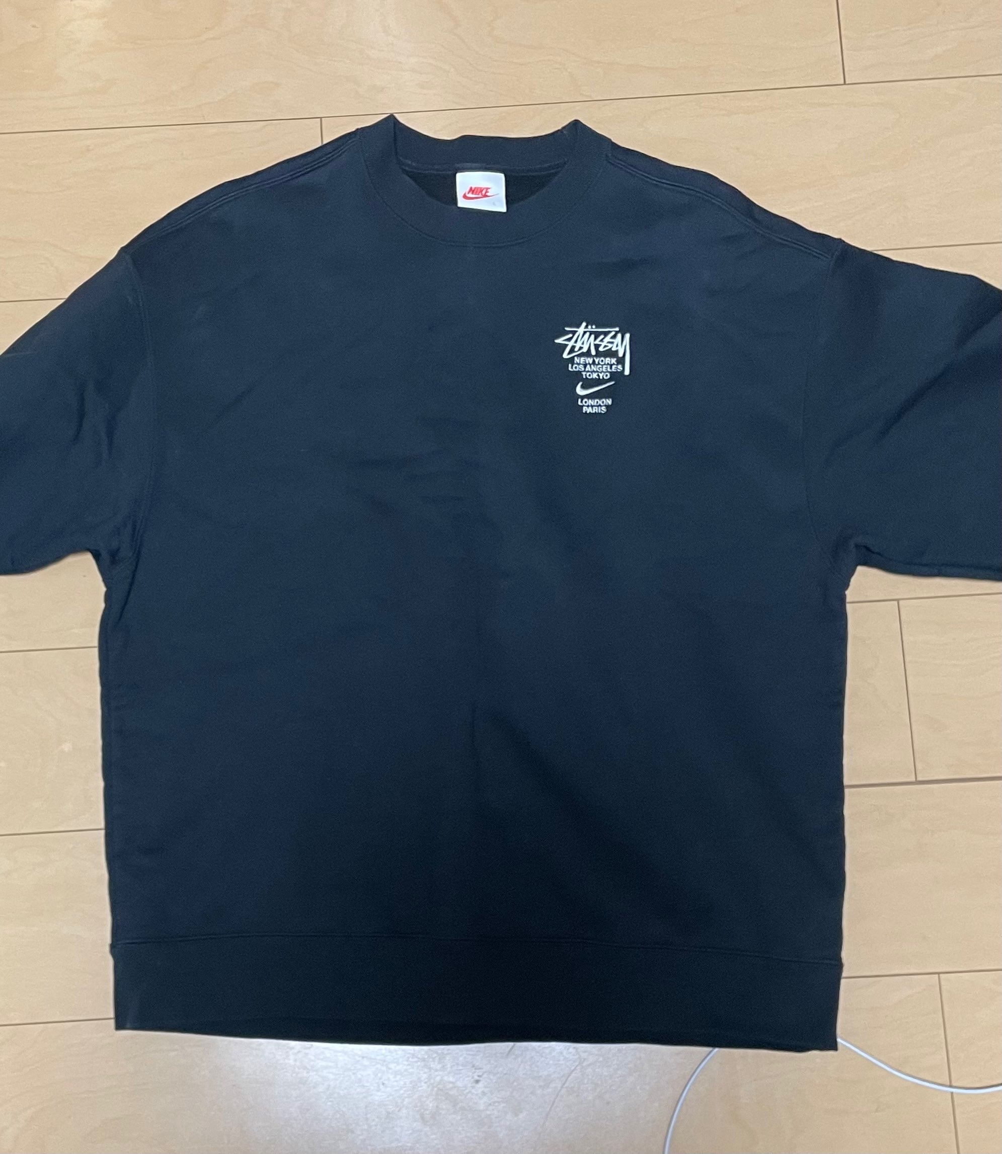 Nike x Stussy International Crewneck Sweatshirt (US Size) "Black" DC4198-010