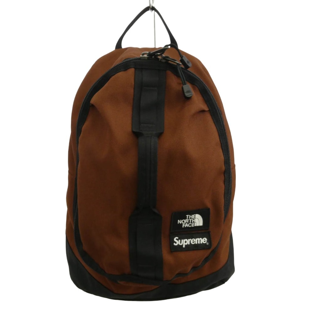 Supreme シュプリーム 22AW NM82292I × THE NORTH FACE Steep Tech Backpack ノース フェイス スティープテック バックパック リュック ブラウン系 ブラック系【中古】