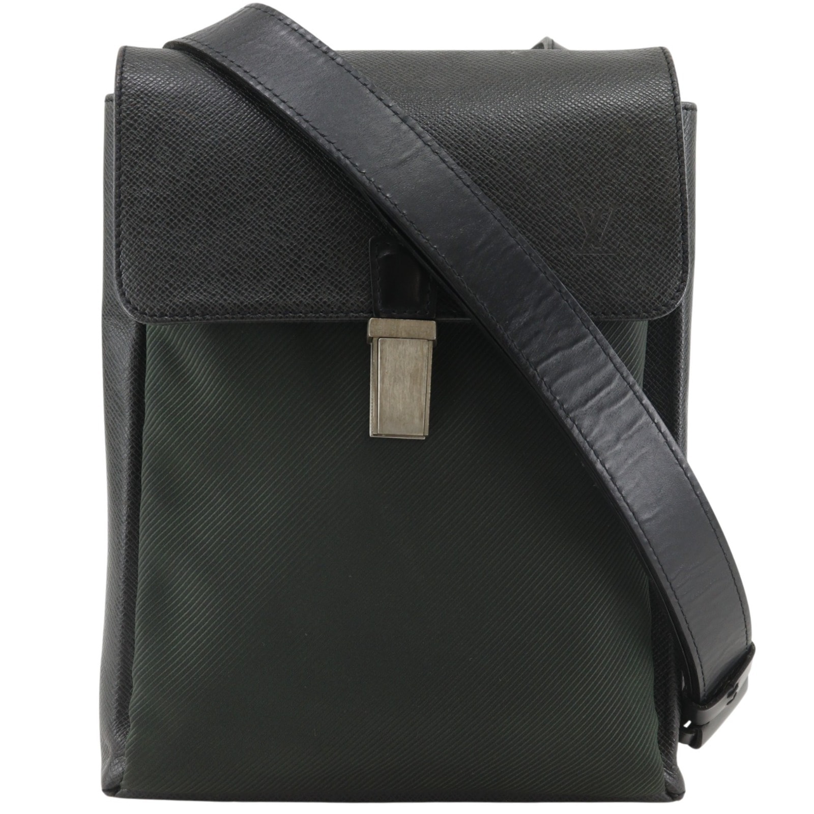 Louis Vuitton Saratov PM Taiga Black "Black"