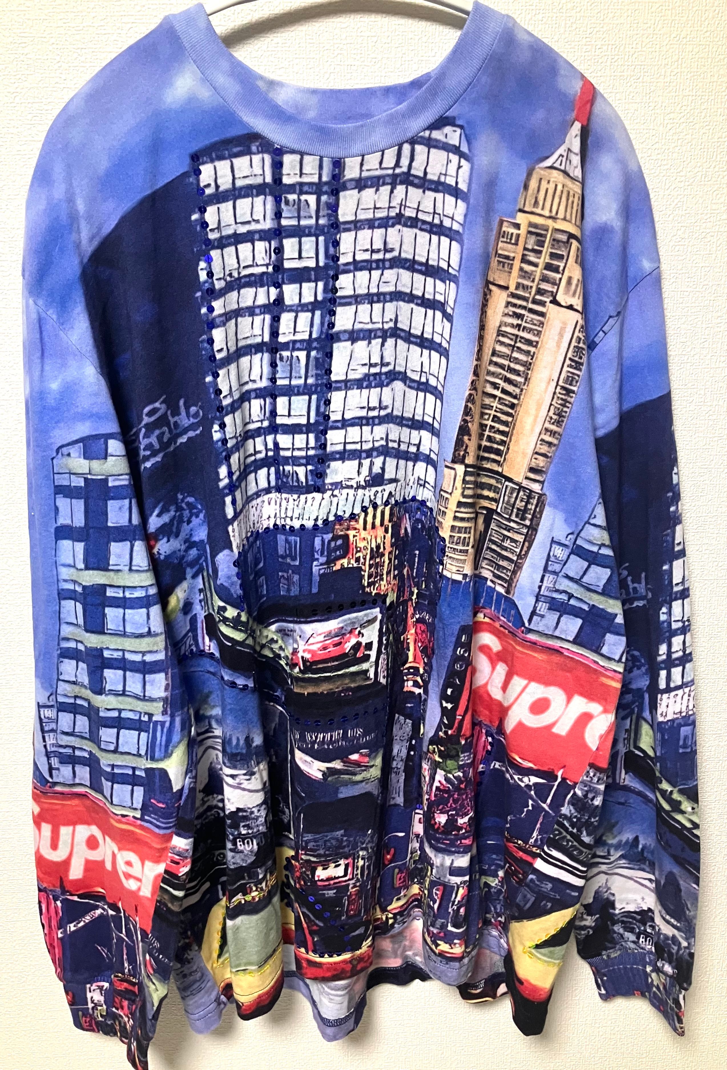 Supreme Skyline Sequin L/S Top "Day"