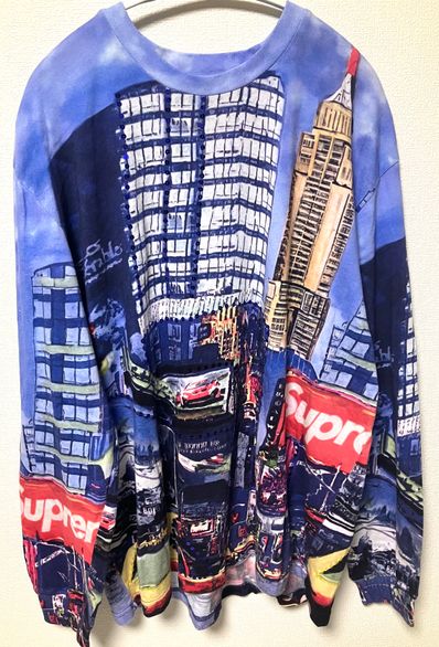 Supreme Skyline Sequin L/S Top "Day"
