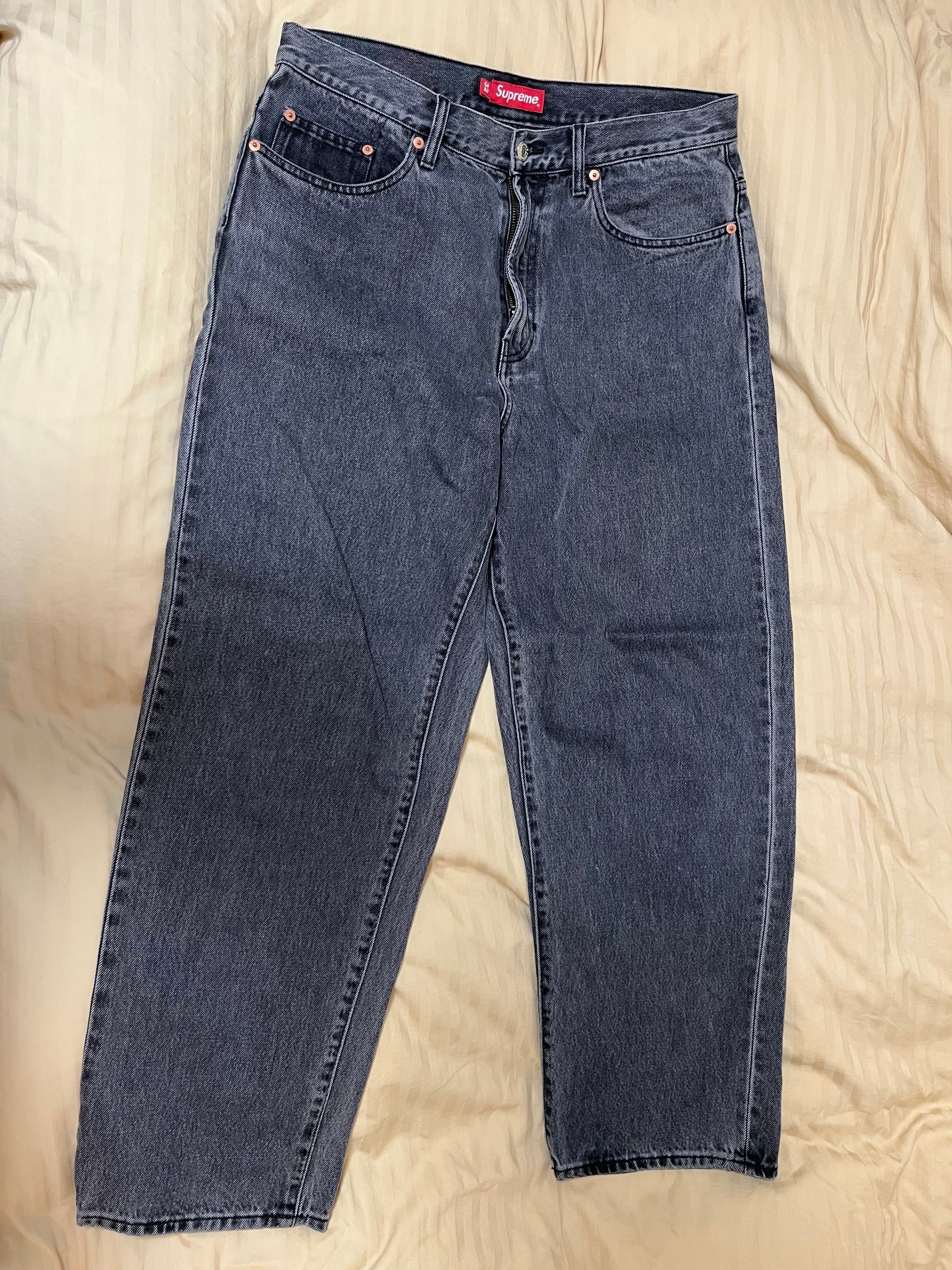 Supreme Baggy Jean "Washed Black" (23SS)
