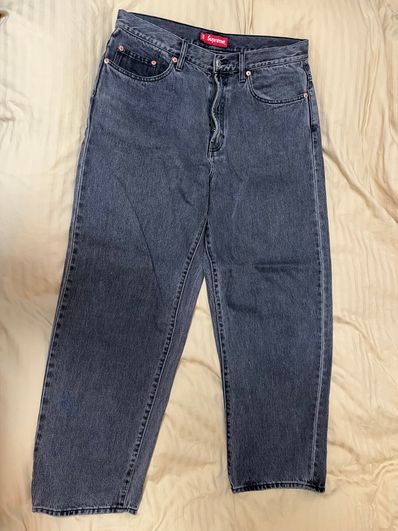 Supreme Baggy Jean "Washed Black" (23SS)