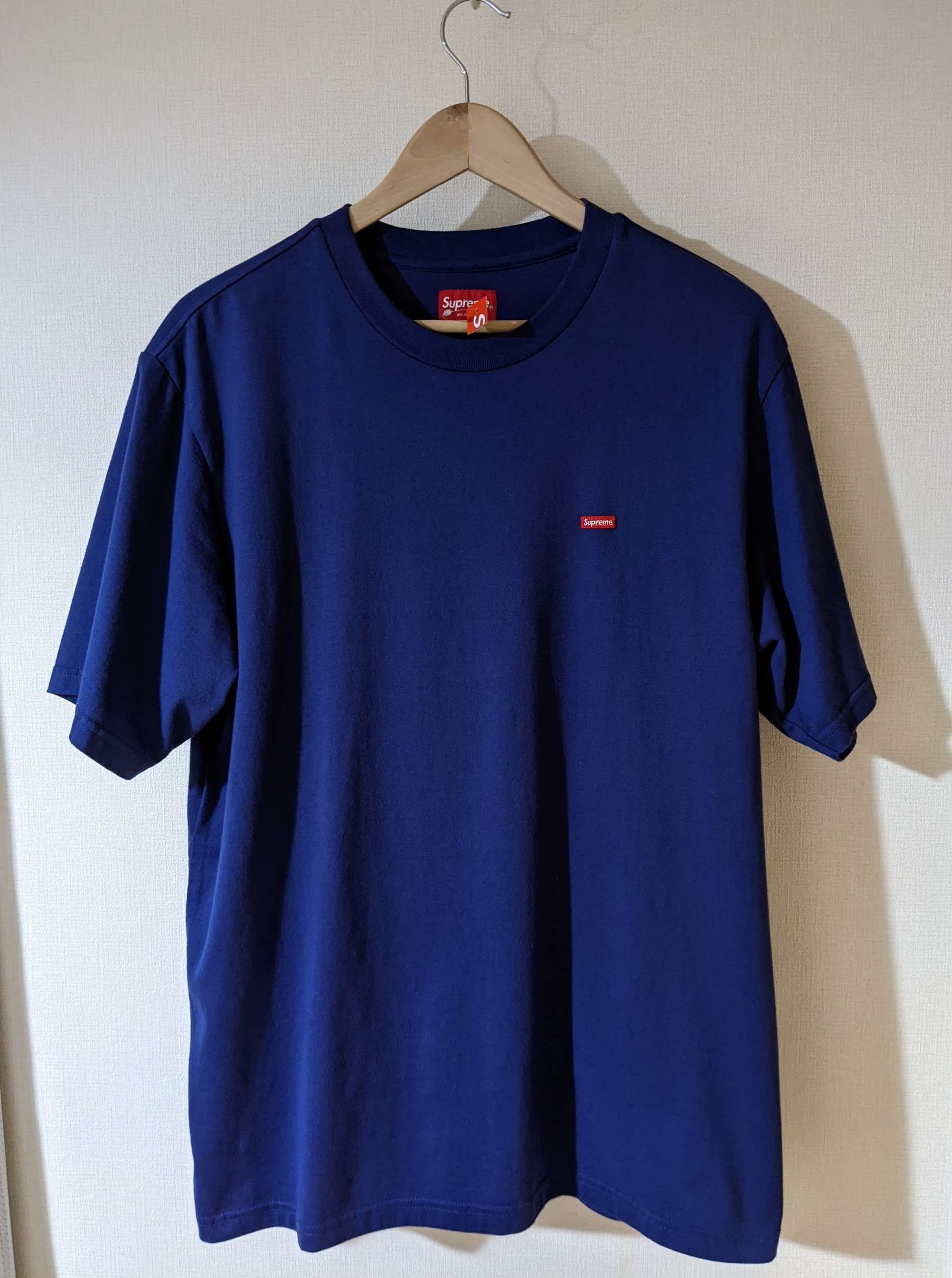Supreme Small Box Tee "Washed Navy"(21SS)