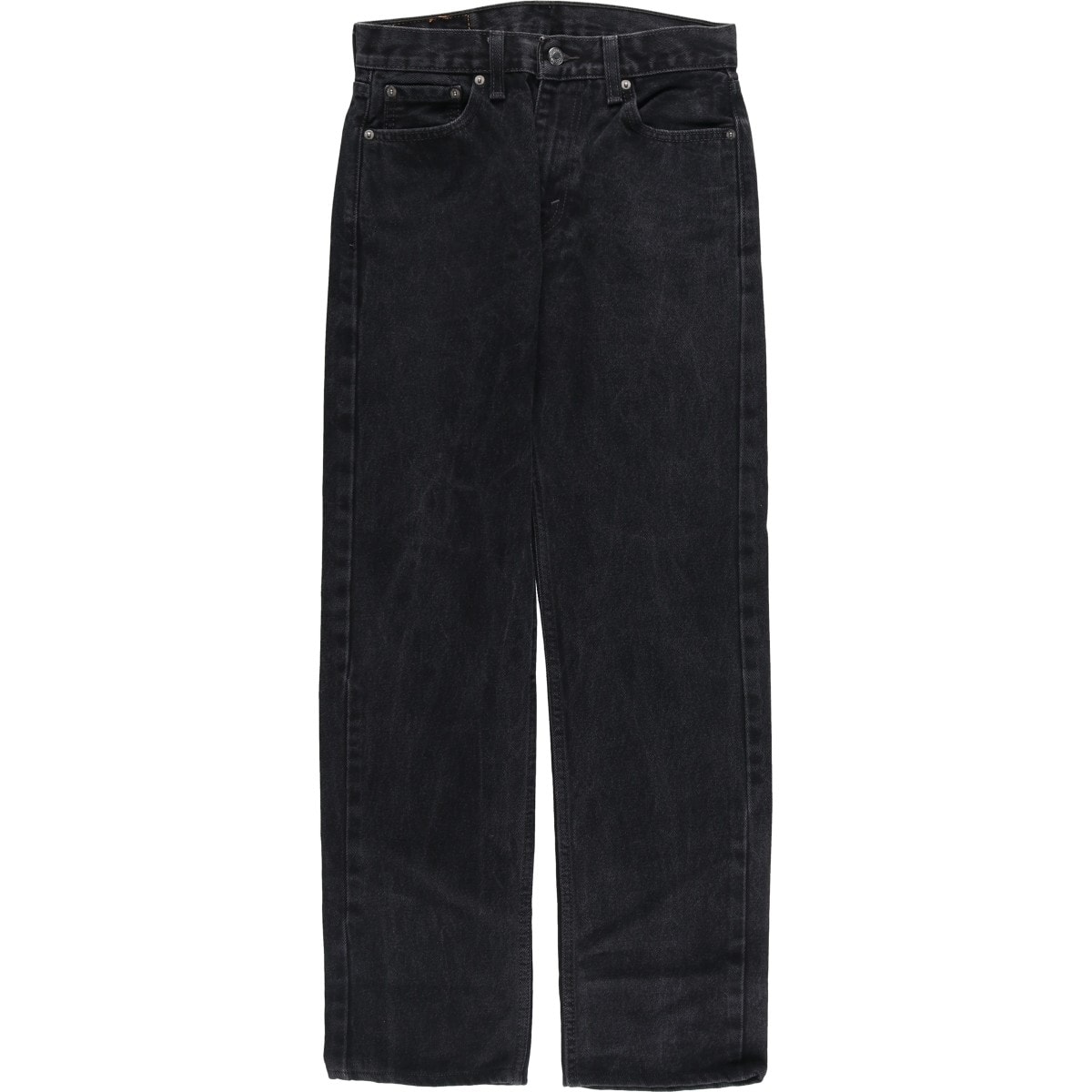 古着 リーバイス Levi's 505 ブラックデニム テーパードデニムパンツ レディースL(w29)相当/eaa483209
