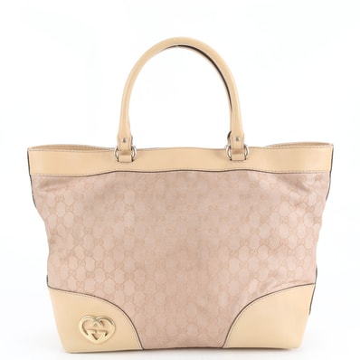 ■美品 グッチ GGキャンバスラブリー 257071 トート バッグ