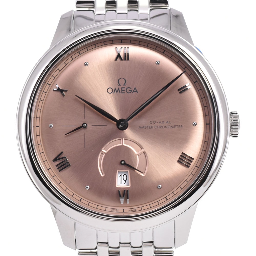 オメガ OMEGA 434.10.41.21.10.001 デビル プレステージ デイト スモールセコンド 自動巻き メンズ 箱・保証書付き B#147133