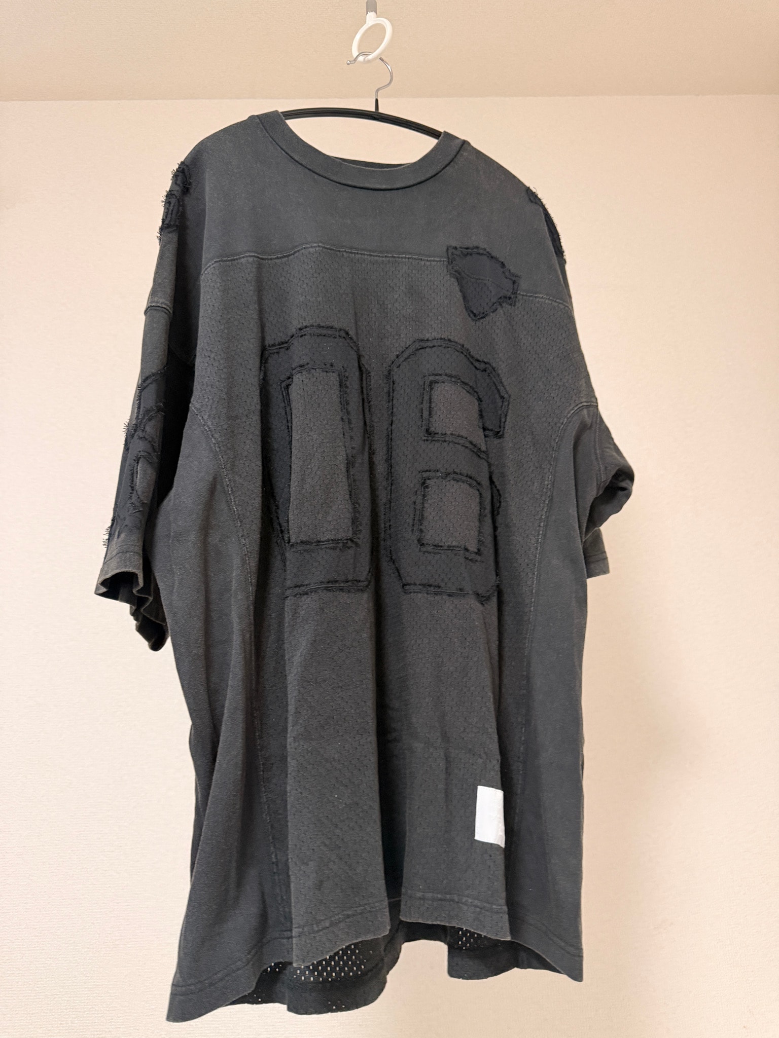 Supreme x MM6 Maison Margiela Cotton Football Jersey "Black"