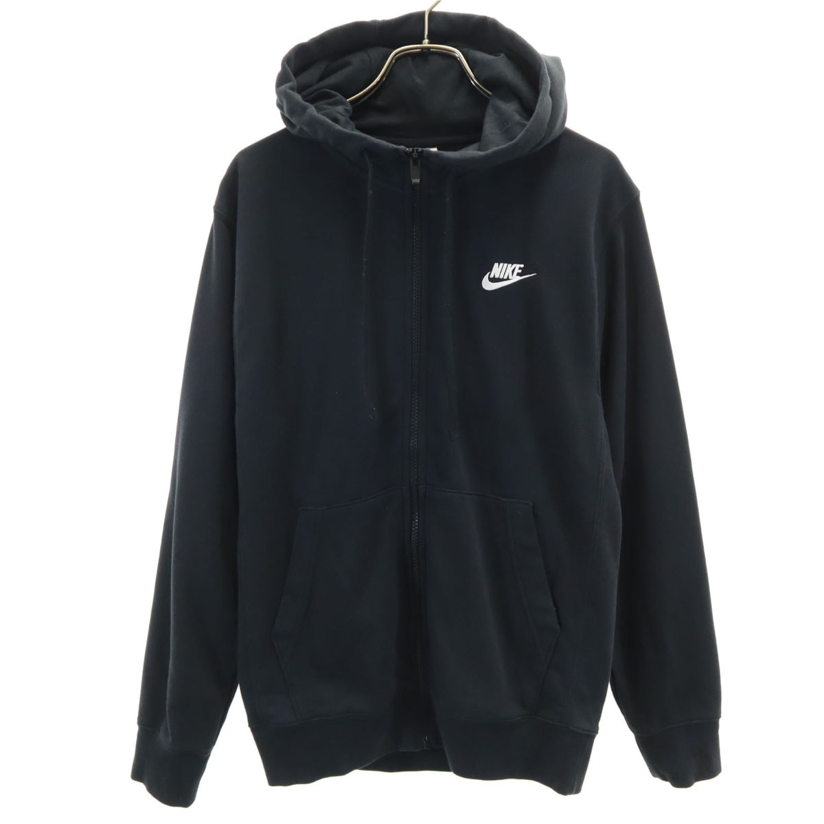 NIKE ナイキ 長袖 スウェット ジップパーカー S ブラック