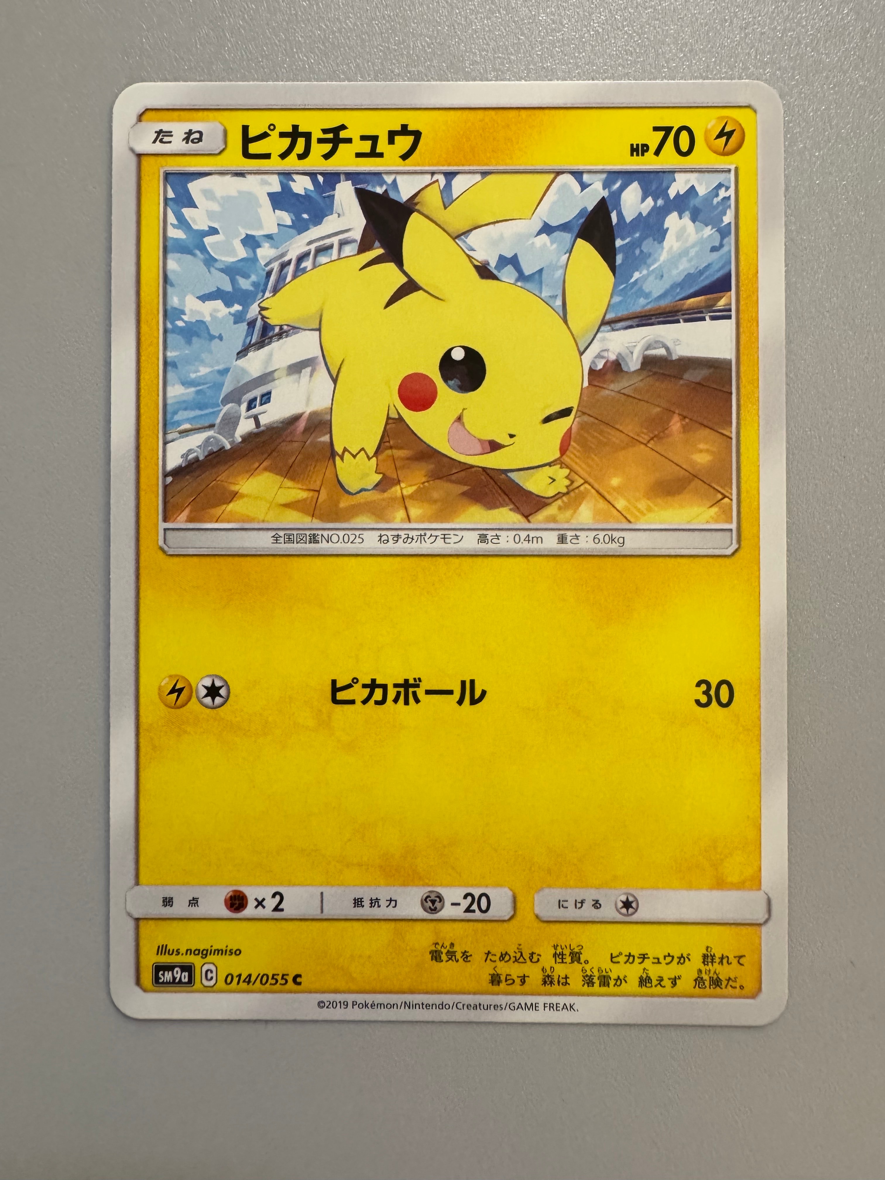 PSA10 ピカチュウ ナイトユニゾン ピカボール PSA10】ピカチュウ C [SM9a 014/055](強化拡張パック「ナイトユニゾン