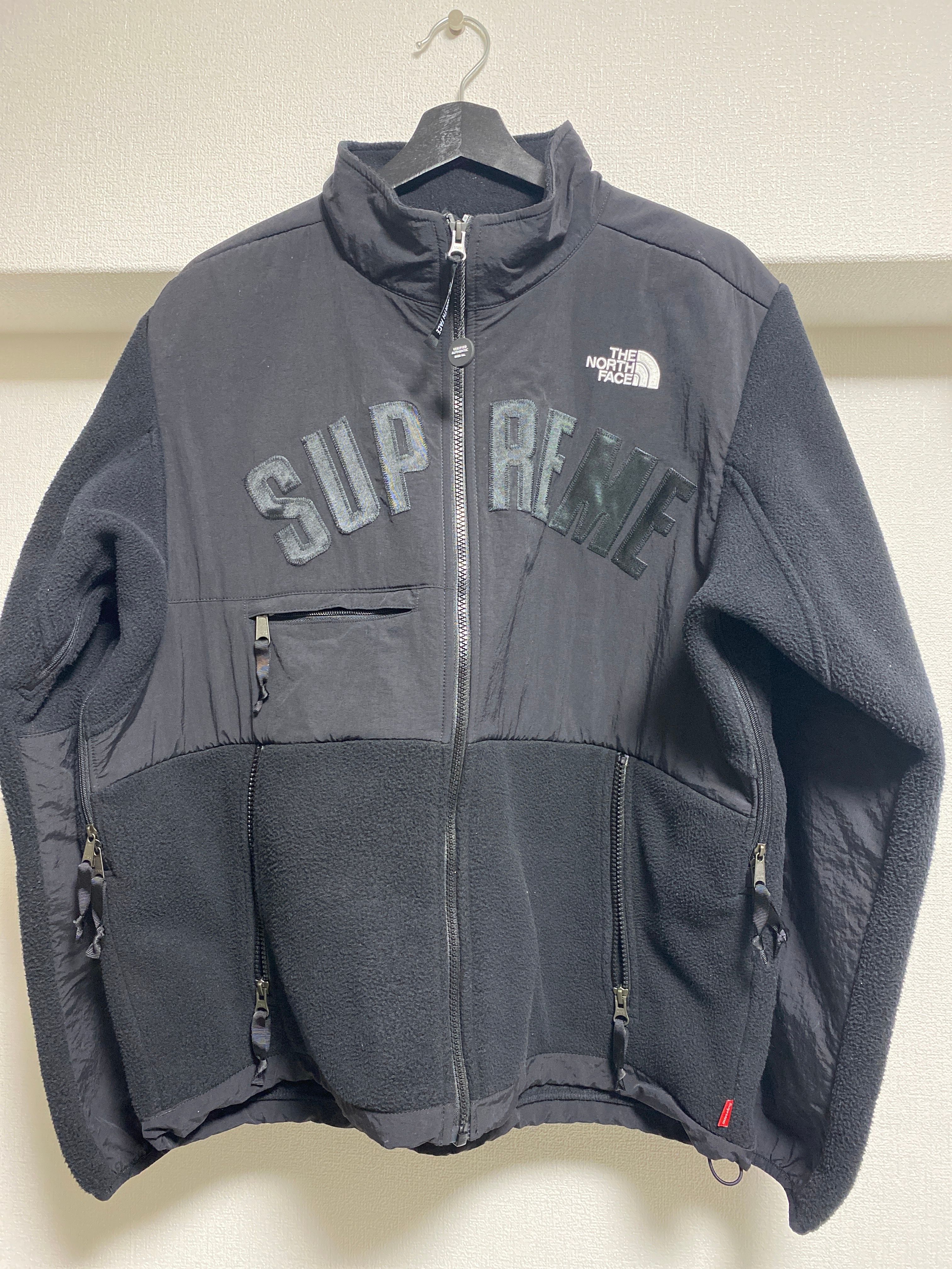 Supreme x The North Face Arc Logo Denali Fleece Jacket "Black"