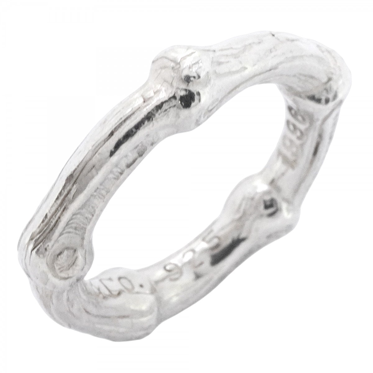 【6jcb0930-k】ティファニー リング バンブー シルバー925 6号【中古】レディース