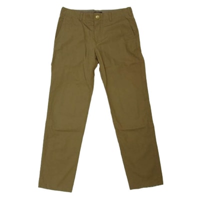 UNDERCOVER アンダーカバー パンツ 17SS UCS4501-2 裾裏ストライプ ストレート パンツ ブラウン系 2【中古】