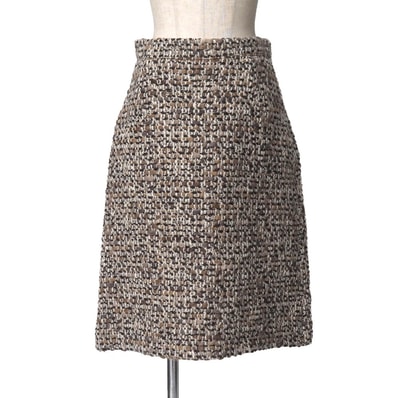 ■美品■Max Mara Studio マックスマーラ ストゥディオ スカート サイズ40 ツイード ブランド古着【中古】20260327/RA8539