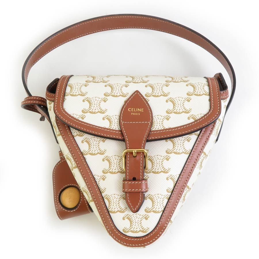 セリーヌ CELINE  ペタンク ボール & ケース メタル/PVC シルバー/オフホワイト/ブラウン ユニセックス【中古】 e60596g