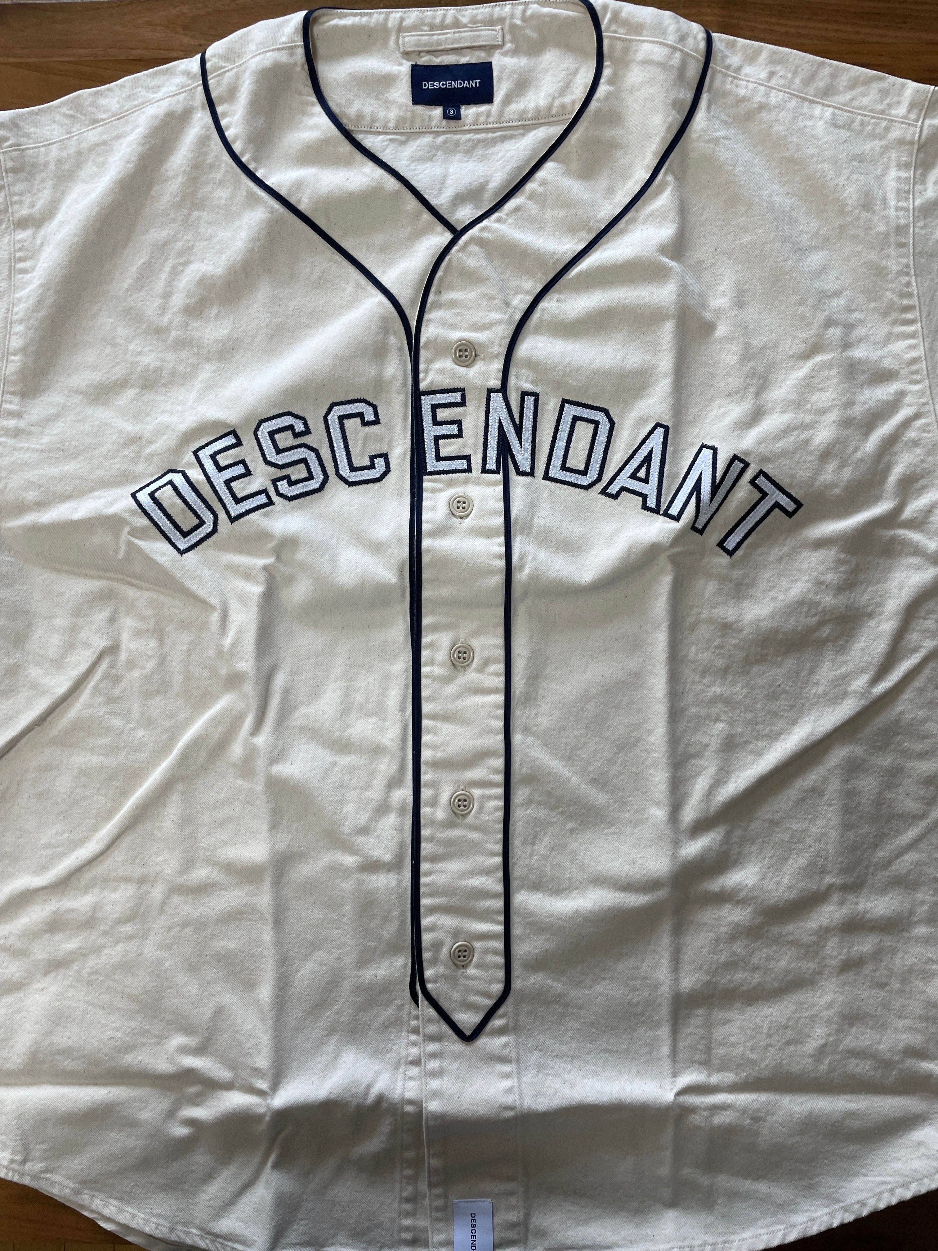 DESCENDANT BLEEK B.B.SS SHIRT OFF WHITE