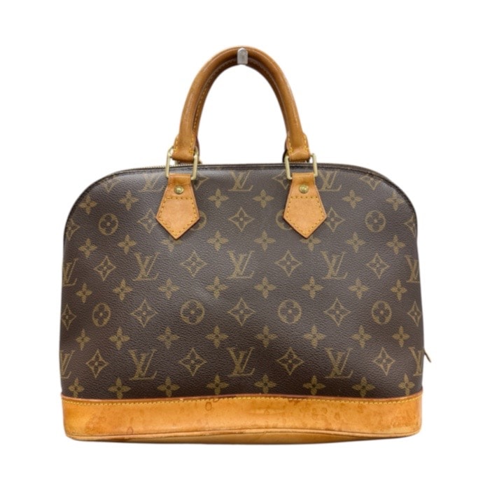 美品 LOUIS VUITTON ルイヴィトン モノグラム ブラウン ゴールド金具 PVC レザー/ ハンドバッグ S1-00240 【中古】