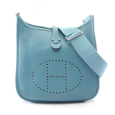 エルメス HERMES エヴリン 3 トロワ PM ショルダーバッグ バッグ トリヨンクレマンス トリヨンクレマンス ブルージーン □O刻印(2011年製造) レディース ブルー系 【中古】