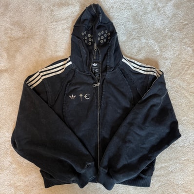 adidas x Thug Club Team Geist Zip-Up Hoodie "Black"