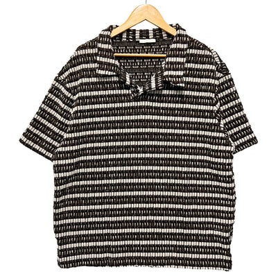 ZARA ザラ ジャガード プルオーバー シャツ 半袖シャツ 正規品 / 52857