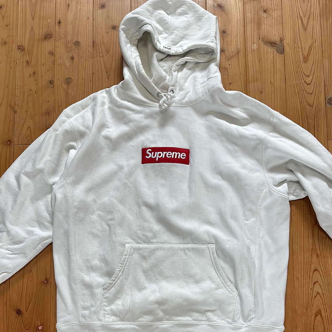 Supreme Box Logo Hooded Sweatshirt "White" (21FW)