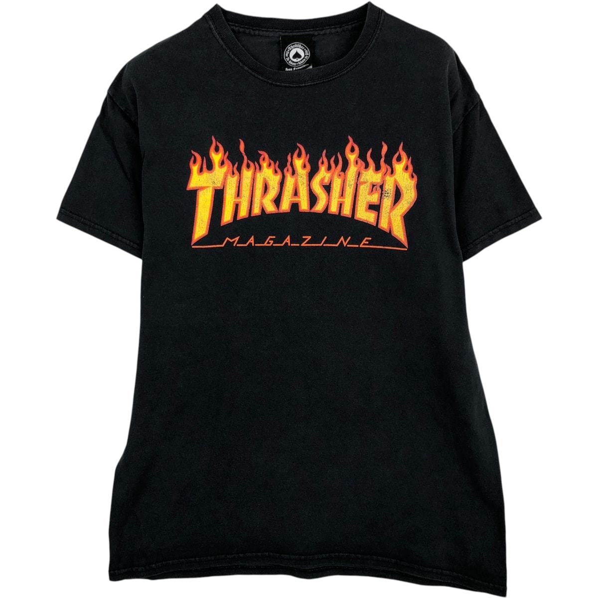 古着 スラッシャー THRASHER ファイヤーパターン サーフ スケートTシャツ メンズM相当/eaa623077